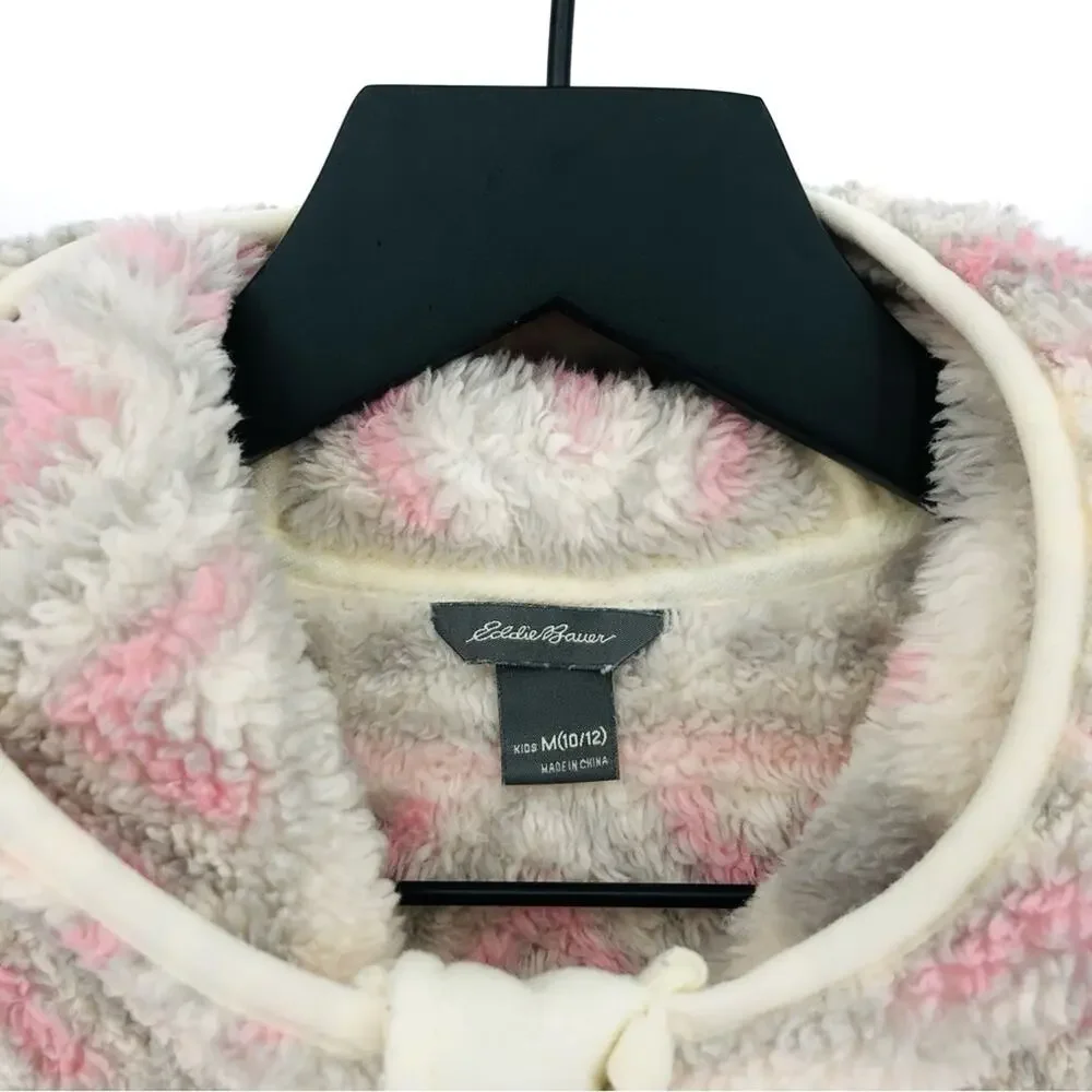 EDDIE BAUER Quest Fleece Plush Hooded Jacket M (10/12)